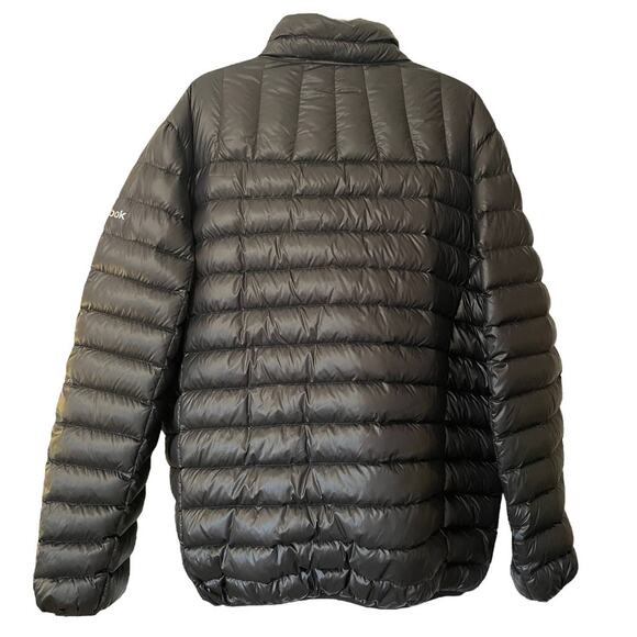 Reebok Puffy Down Coat, Packable, Black, Exc Cond, Warm, Trendy, 2XL - Picture 2 of 7